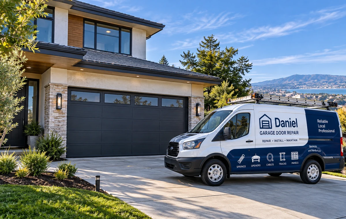 Garage Door Cable Repair service illustration for Daniel Garage Door Repair in Millbrae, CA
