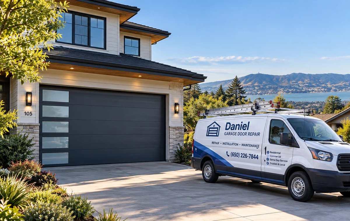 Garage Door Installation service illustration for Daniel Garage Door Repair in Millbrae, CA