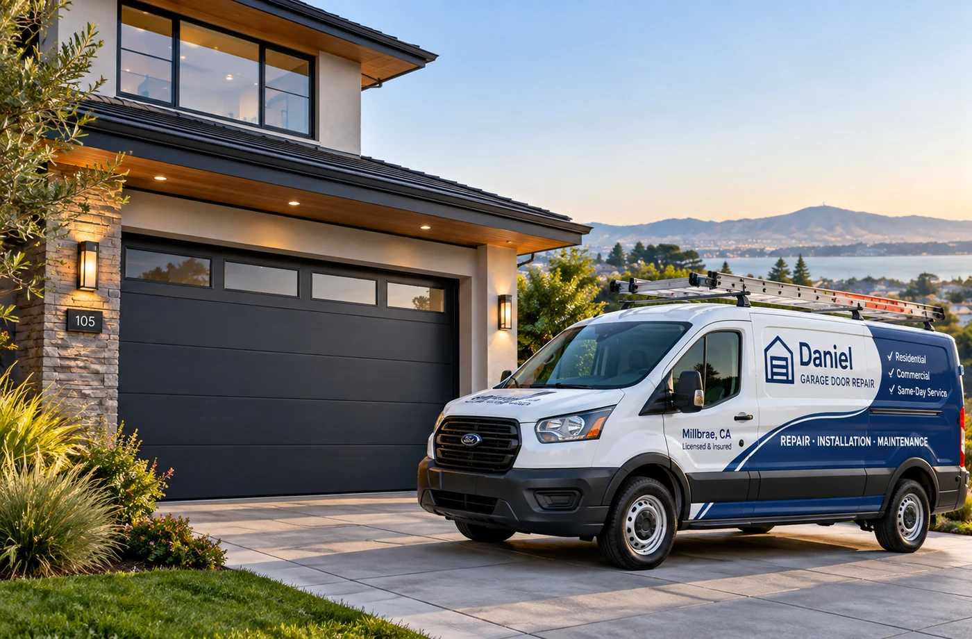 Garage door opener and control system service
